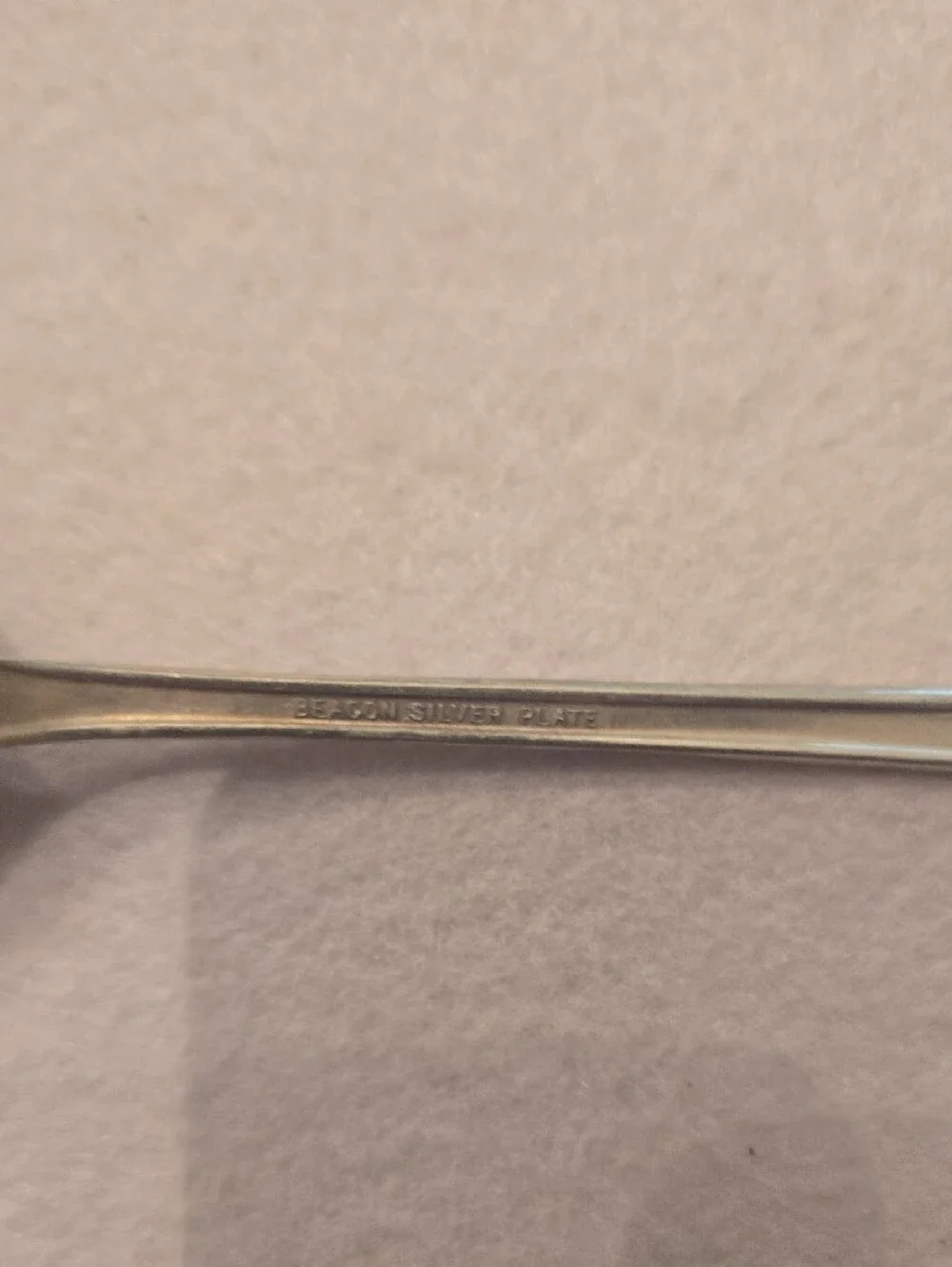 Vintage Beacon Miami Silver-plate Engraved Iced Tea Spoon Set - 5 Pieces   7.50